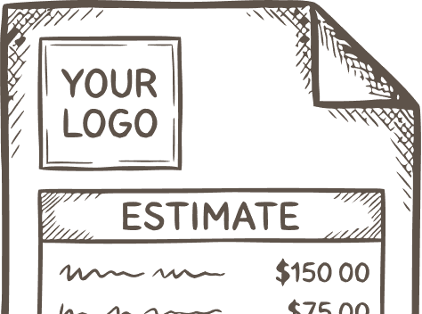 Estimate document illustration for final bid step